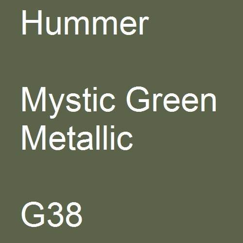 Hummer, Mystic Green Metallic, G38.